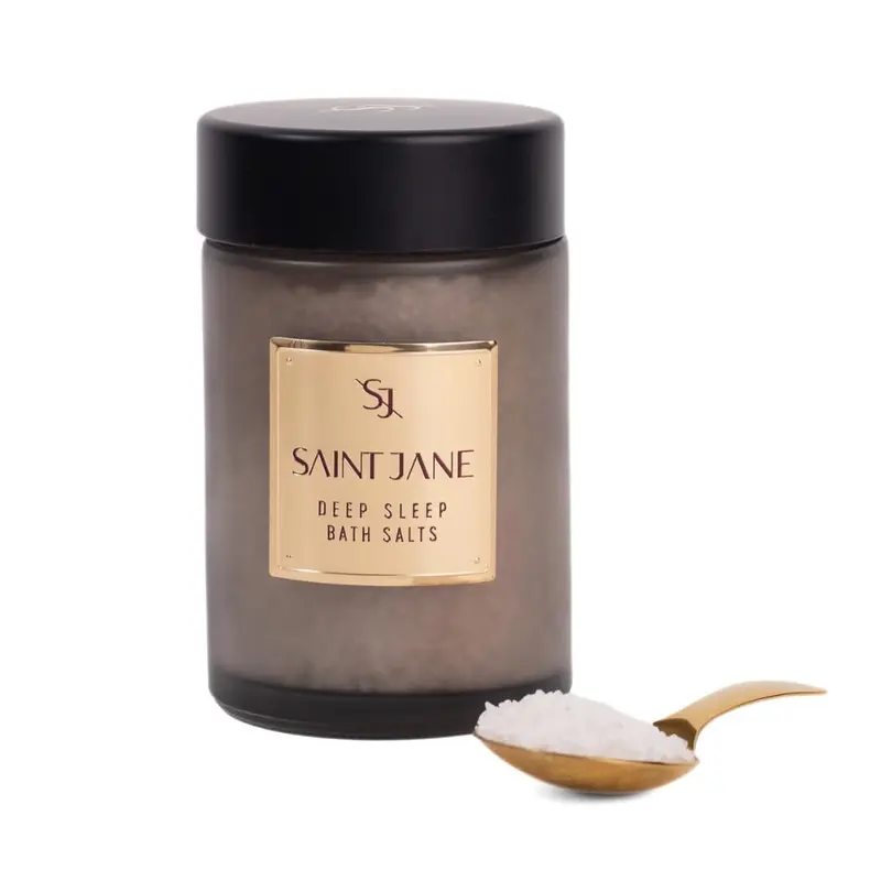 SAINT JANE - Sels de Bain Sommeil Profond | Magnésium, Peptides et Flore Luxe