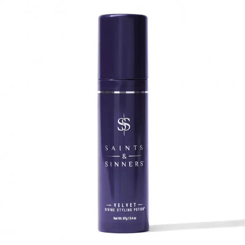 Saints & Sinners Velvet Divine – Potion de styling velours, protection thermique et brillance | 3,4 oz