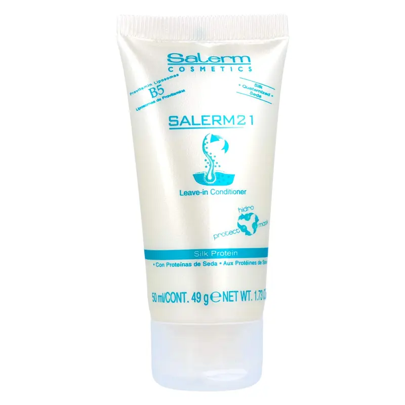 Salerm 21 B5 – Soin sans rinçage à protéines de soie, hydratant et réparateur, 1,73 oz