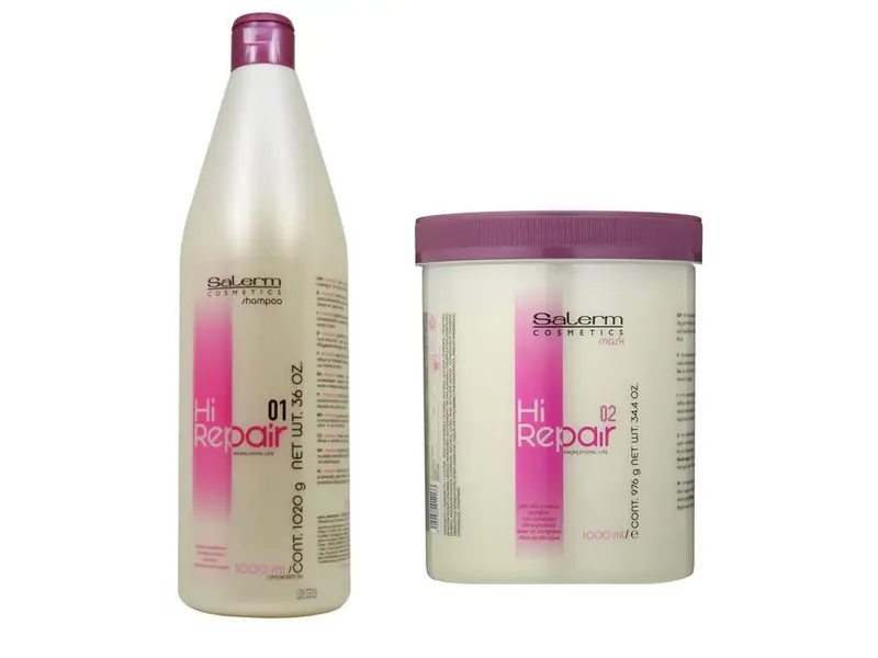 SALERM Hi Repair Shampoo et Masque Hi Repair – Coffret Soin Capillaire
