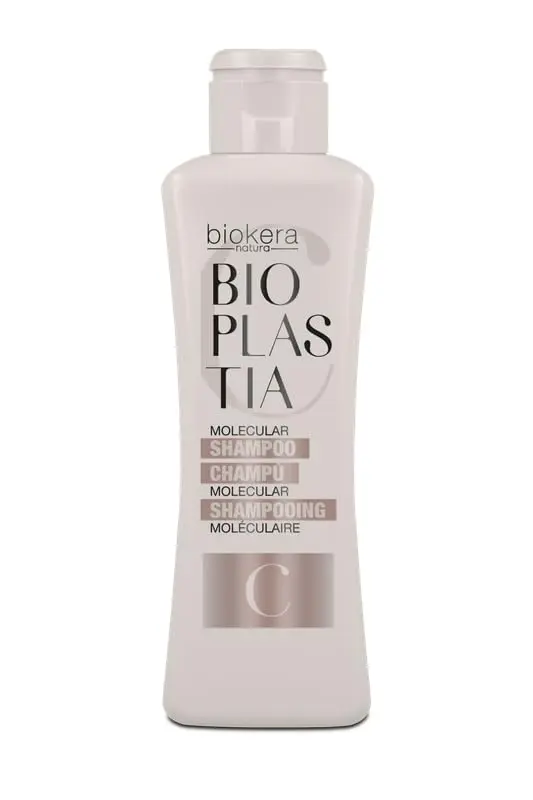 SALERM Molecular Shampoo Biokera Bioplastia – 300 ml, sans sulfates et parabènes, kératine végan