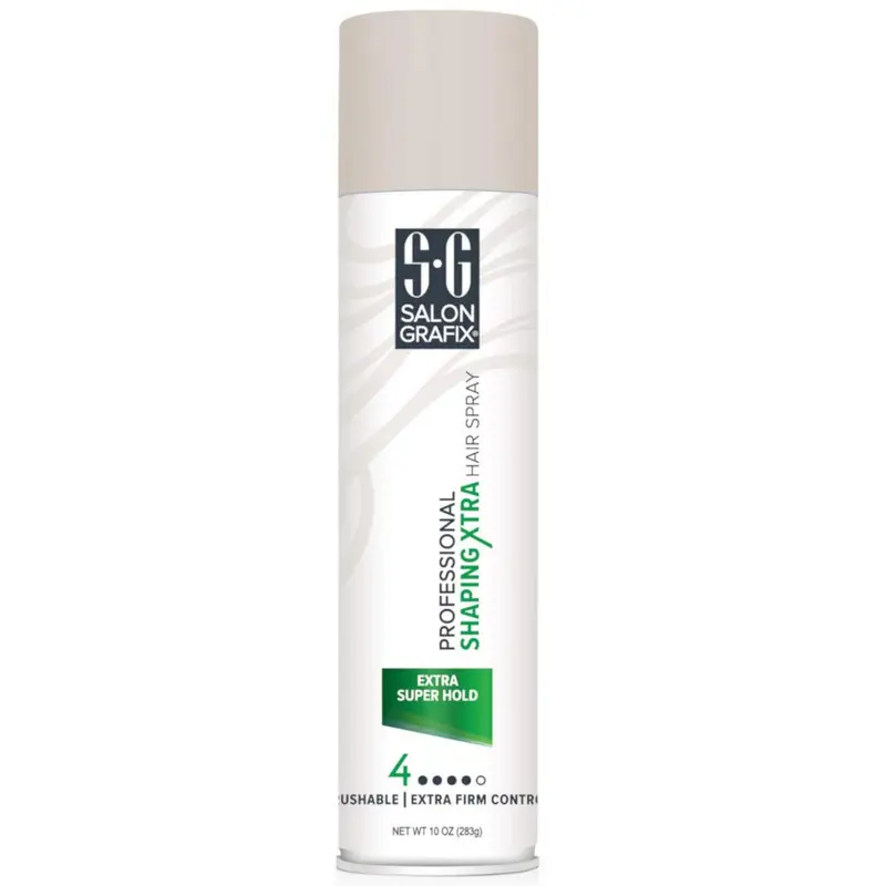 Salon Grafix Spray Coiffant Professionnel – Fixation Extra Forte 4, Lot de 3, 3 × 295 ml