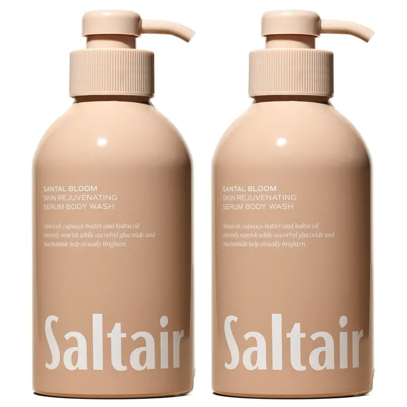Saltair Gel Douche Santal Bloom – Lot 2x500 ml | Monoi & Cupuaçu | Vegan & Cruelty-Free