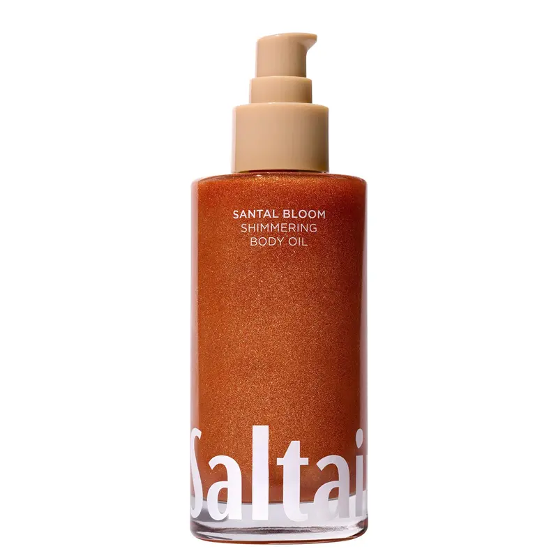 Saltair Huile Corps Scintillante – Santal Bloom, Huile Sèche Hydratante, 120 ml