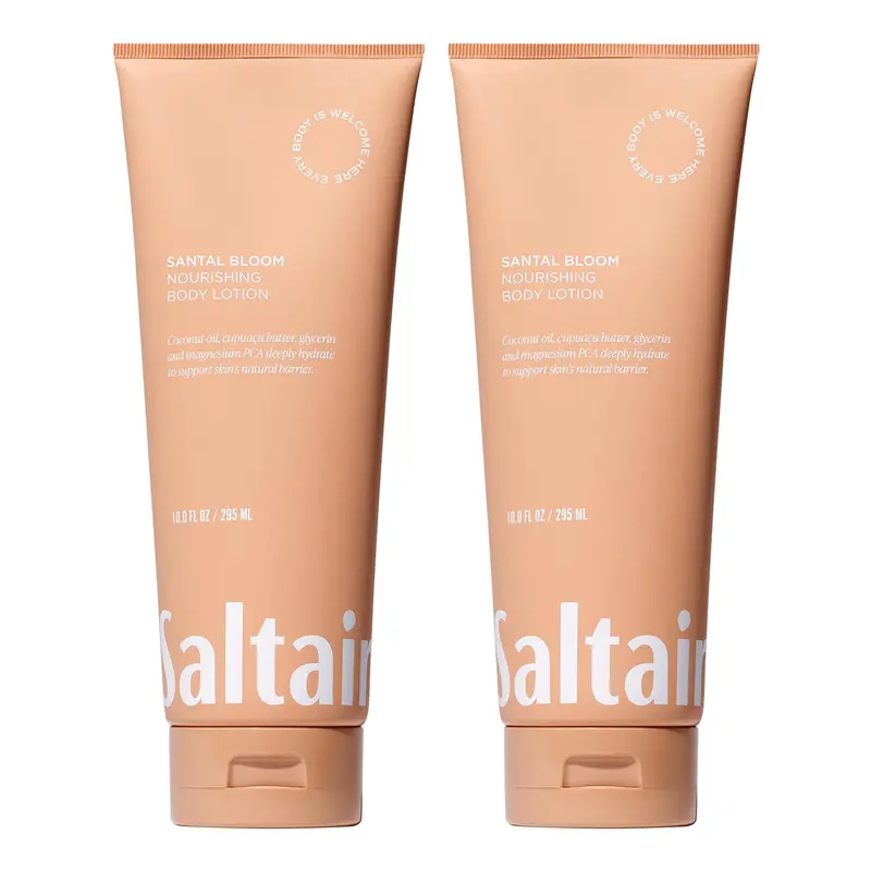 Saltair Lotion Corps – Pack de 2 Tubes Hydratants, Santal Bloom