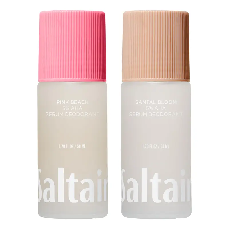 Saltair Serum Déodorant Signature – Pack 2, 5% AHA, Sans Aluminium