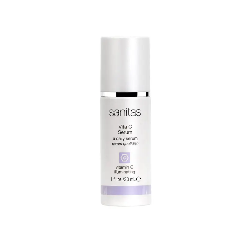 Sanitas Vita C Serum – Sérum vitamine C 30%, hydratation profonde, teint lumineux – Squalane végétal