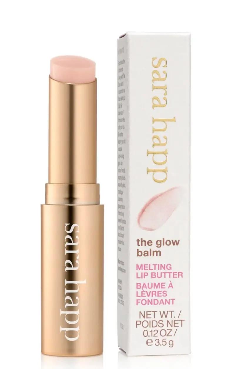 Sara Happ Glow Balm – Baume Lèvres Hydratant et Adoucissant pour Tous Types de Peau
