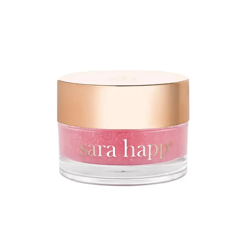 Sara Happ Gommage Lèvres Pamplemousse Rose – Vegan, 0,5 oz