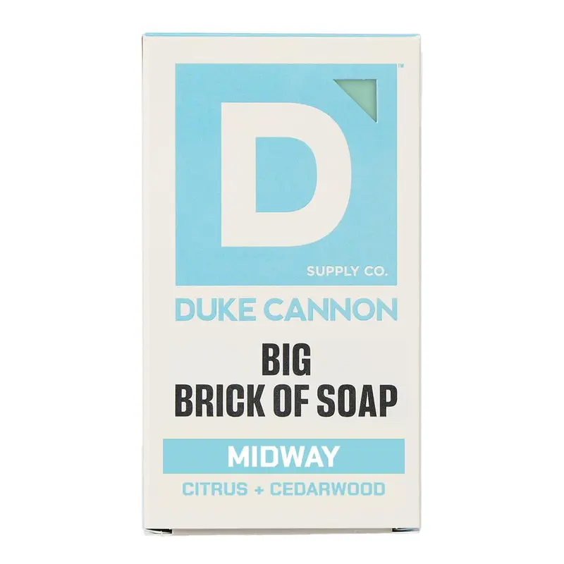 Savon en barre extra large Duke Cannon – Agrumes et Cèdre – 10 oz – Pour homme – Fabriqué aux États-Unis