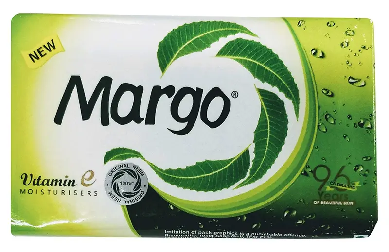 Savon Margo Neem 75 g – Pack de 3 | Nettoyage en profondeur et soin de la peau