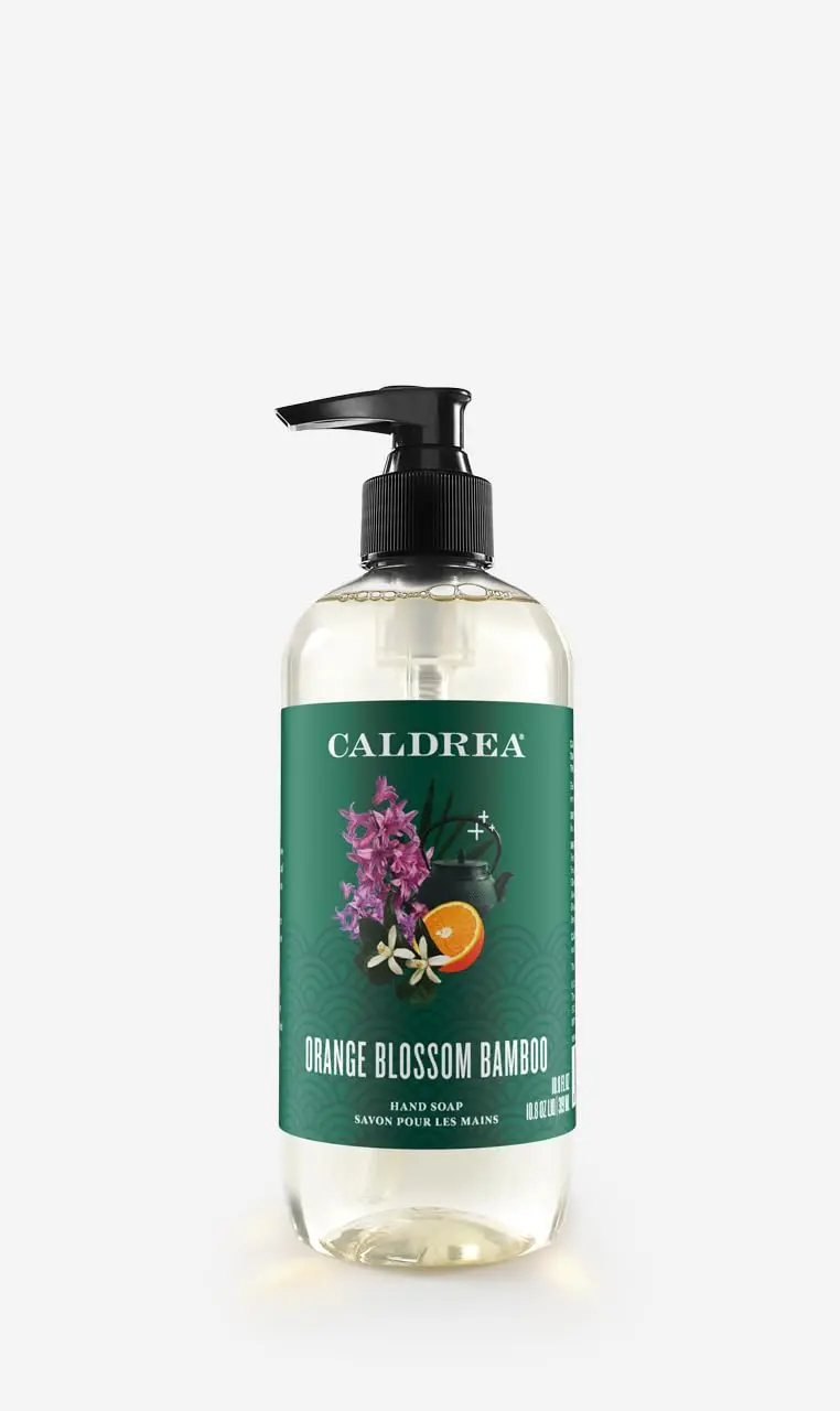 Savon pour les mains Caldrea Fleur d’Oranger et Bambou – Aloe Vera, Olive et Huiles Essentielles | 304 ml