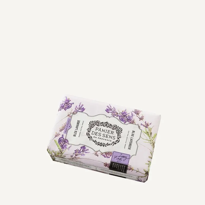 Savon solide parfumé extra-doux - Bleu Lavande 200g
