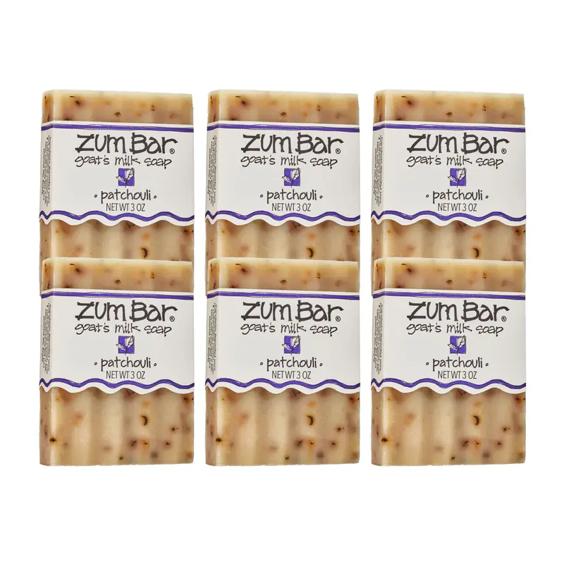 Savon Zum Patchouli au lait de chèvre — Barres de 85 g (6 pièces)