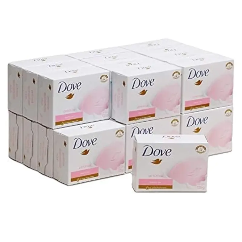 Savons Dove Crème Beauté Rose 135 g Lot de 24
