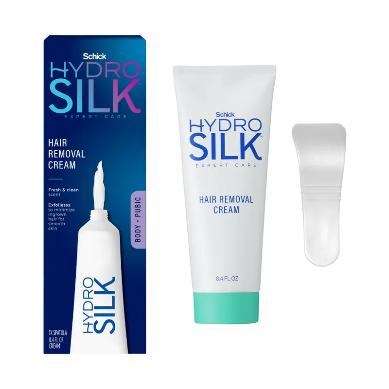 Schick Hydro Silk – Crème Dépilatoire pour Corps et Bikini | Peau Lisse et Douce