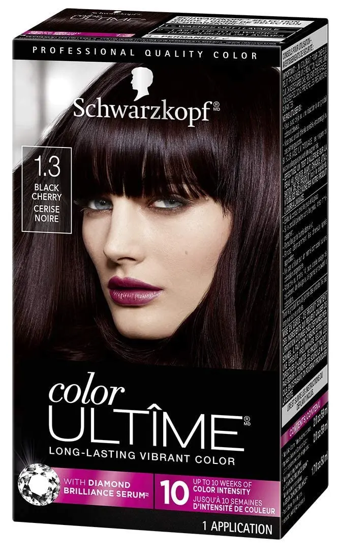Schwarzkopf Color Ultime 1.3 Black Cherry – Coloration Permanente, Brillance Diamant