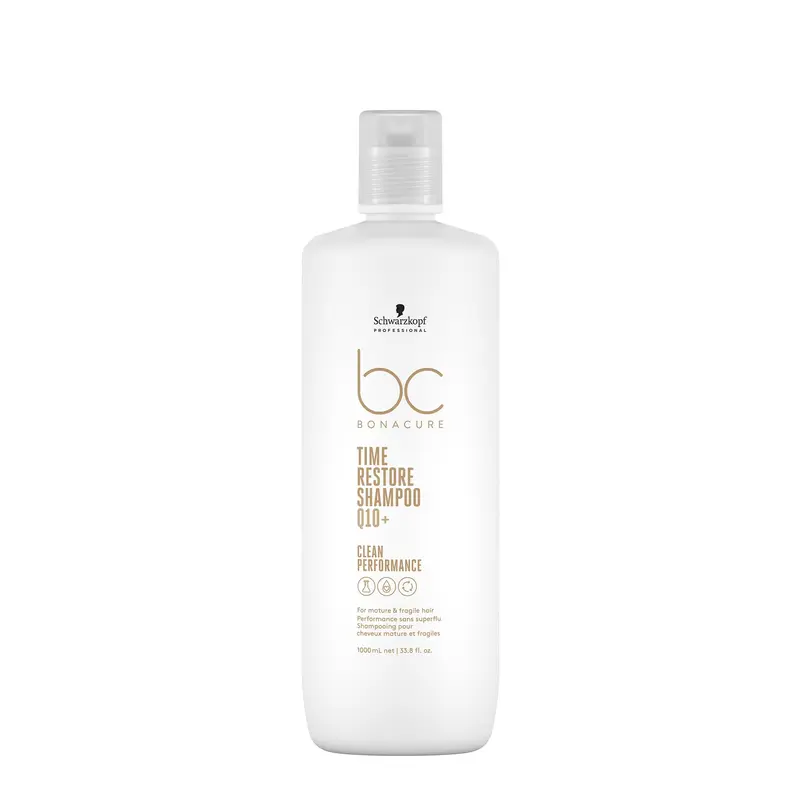 Schwarzkopf Professional BC Bonacure Q10+ Time Restore Shampoing Micellaire – 1000 ml