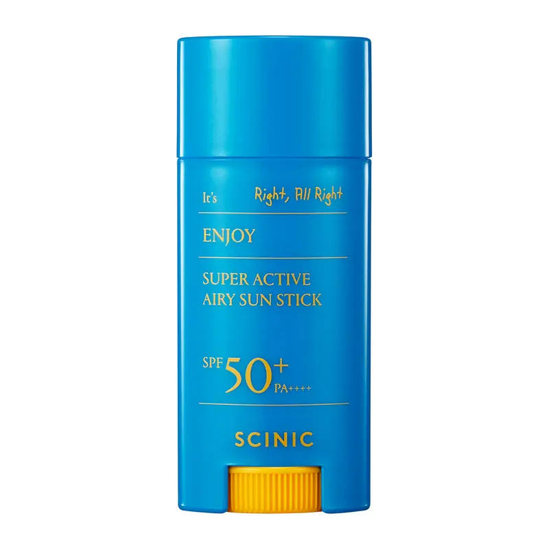 SCINIC Enjoy Super Active Airy Sun Stick SPF50+ PA++++ – Protection UV portable et légère