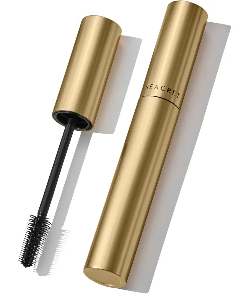 SEACRET Mascara Tubant Minéraux – Volume et Longueur, Sans Bavure, Brosse Conique, 8 g