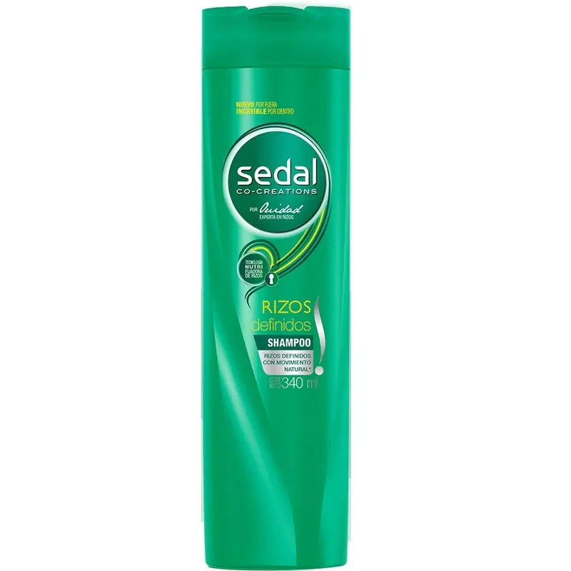 Sedal Shampoing 2-en-1 pour Boucles Définies – Hydratation Progressive, 340 ml