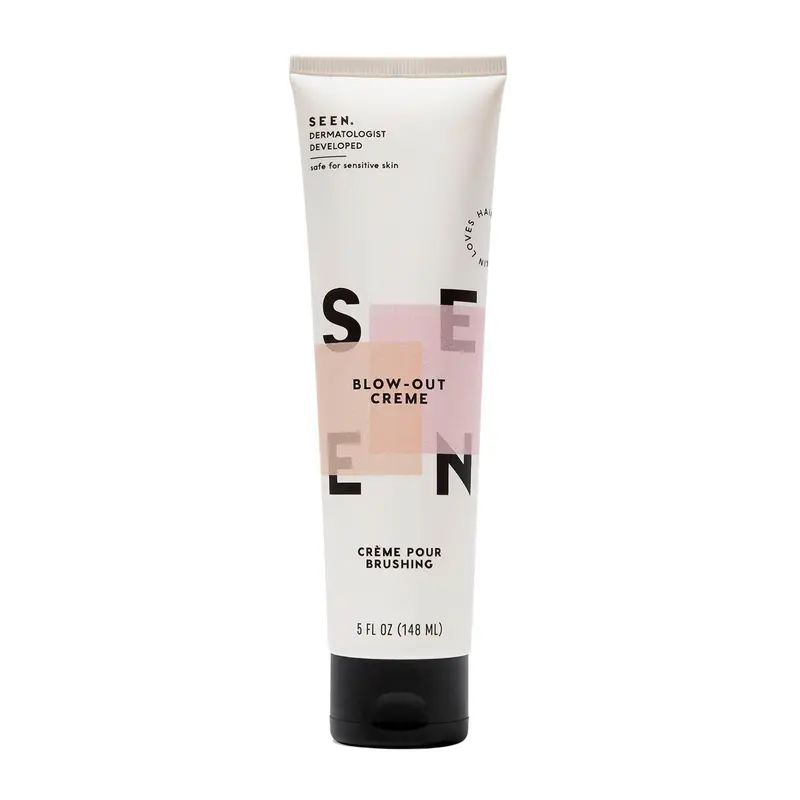 SEEN Blow-Out Crème – Non comédogène, Protection chaleur 450°F, Anti-Frisottis