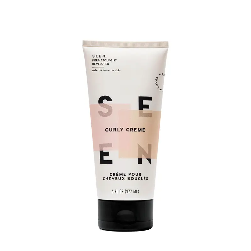 SEEN Curly Creme – Crème coiffante sans comédogène pour boucles définies et protection chaleur