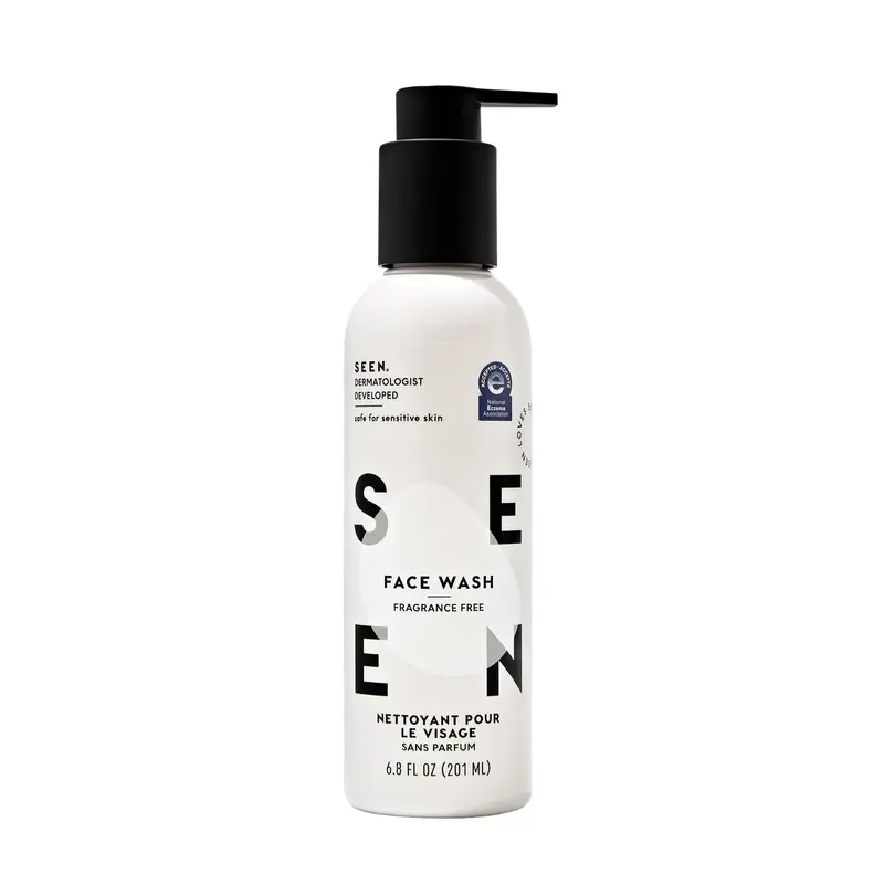 SEEN Face Wash Sans Parfum – Nettoyant Visage Doux & Non Comédogène pour Peau Sensible