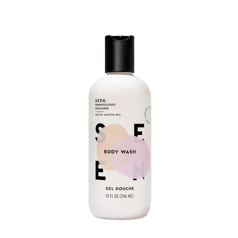 SEEN Gel Douche Parfumé — Non Comédogène et Non Irritant — Développé par des Dermatologues — Pour Peau Sensible et Sujet à l’Acné