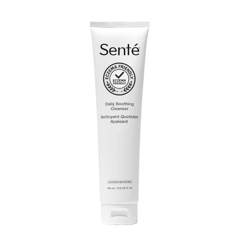 Sente Nettoyant Visage Apaisant Quotidien – Pour Peau Sèche et Sensible | Nettoie Maquillage et Impuretés | Vitamine E | 150 ml