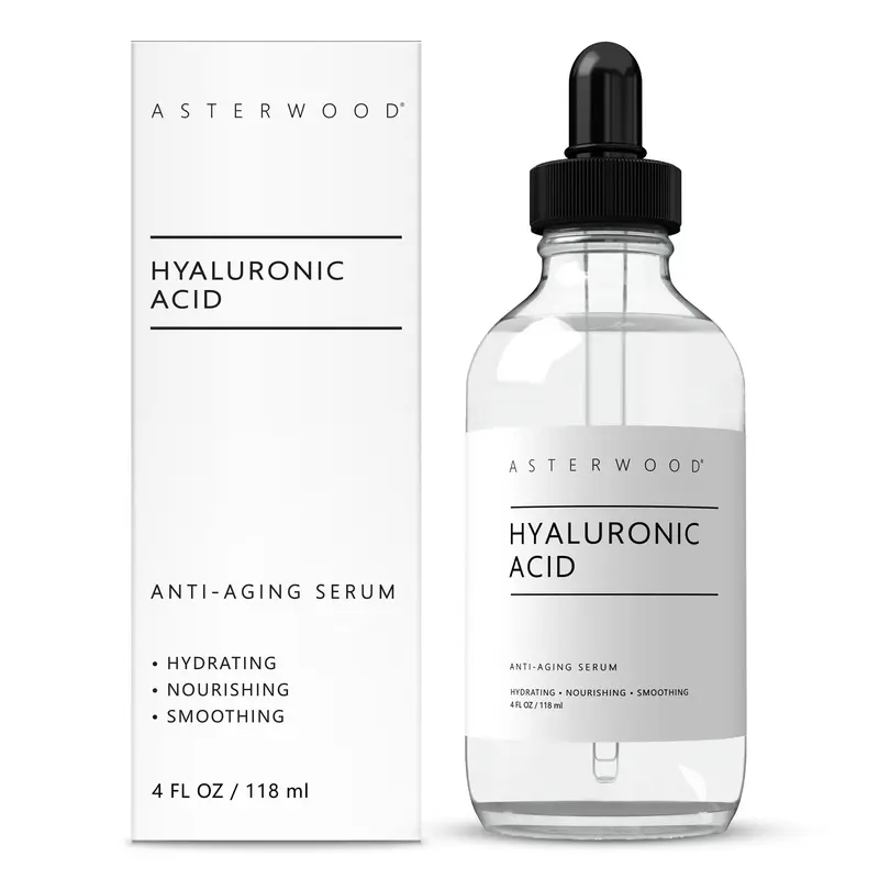 Sérum Asterwood Acide Hyaluronique pour le Visage – Hydratation, Anti‑âge, Sans Parfum – 120 ml