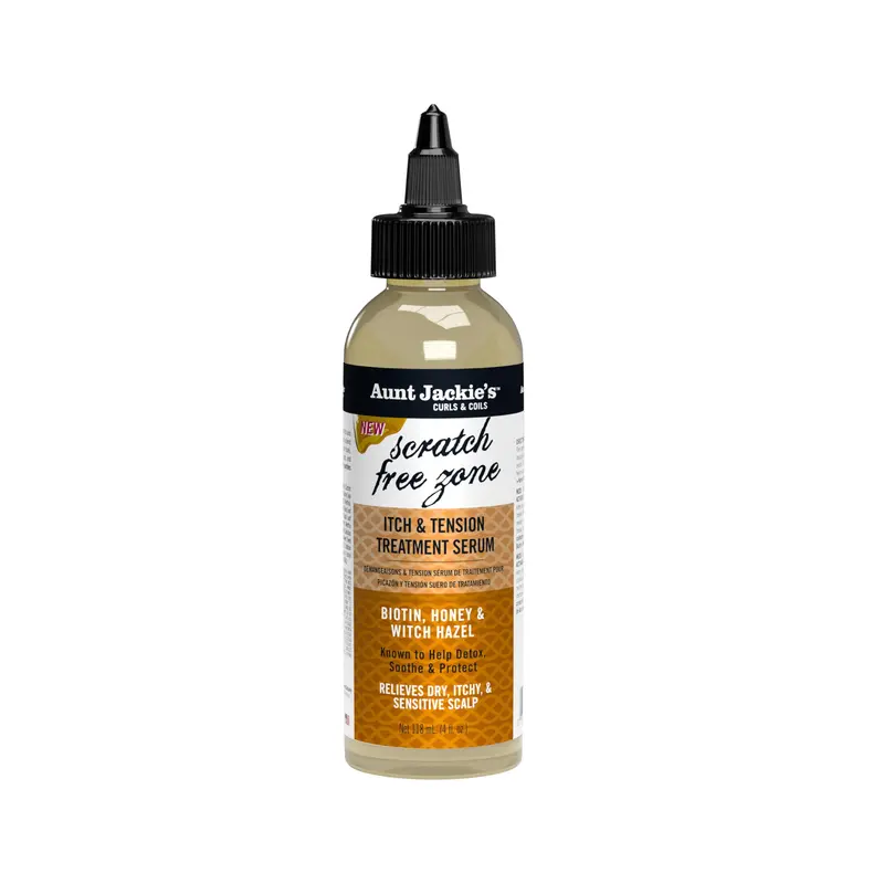 Sérum Aunt Jackie's pour zones sans démangeaisons – Soin cuir chevelu irrité pour tresses et torsades – 120 ml
