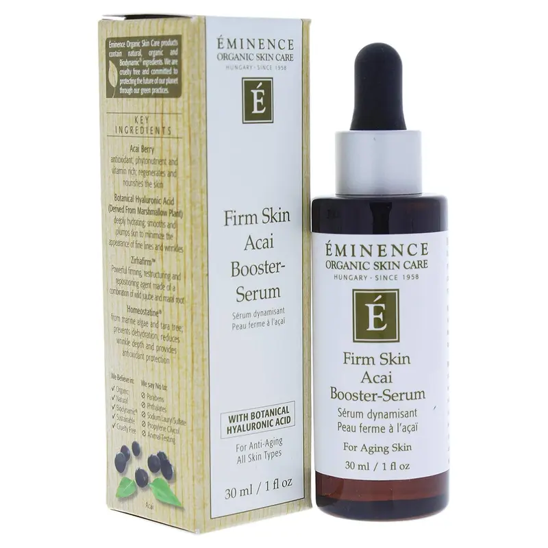 Sérum Booster Acai pour la Fermeté de la Peau – Eminence, Unisexe, 30 ml