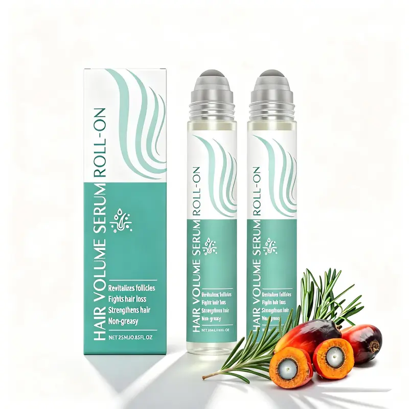 Sérum Croissance Cheveux Itkemod Roll-On – 3% Romarin, 3% Redensyl, 2% AnaGain, Biotine & Niacinamide | Sans Rinçage, Absorption Rapide | Tous Types de Cheveux (Pack de 2, 25 ml chacun)