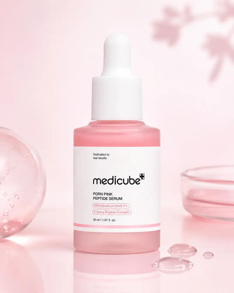 Sérum PDRN aux Peptides Roses Medicube pour Éclat et Élasticité