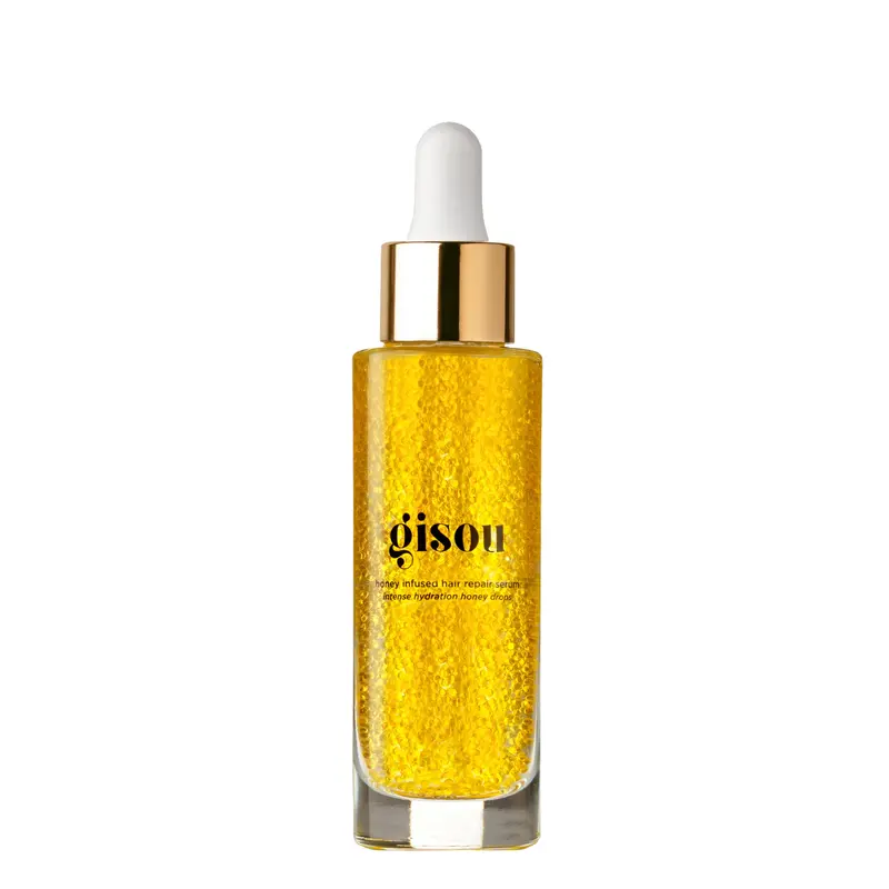 Sérum réparateur Gisou infusé au miel – renforce et scelle les pointes, protection chaleur/UV, 30 ml