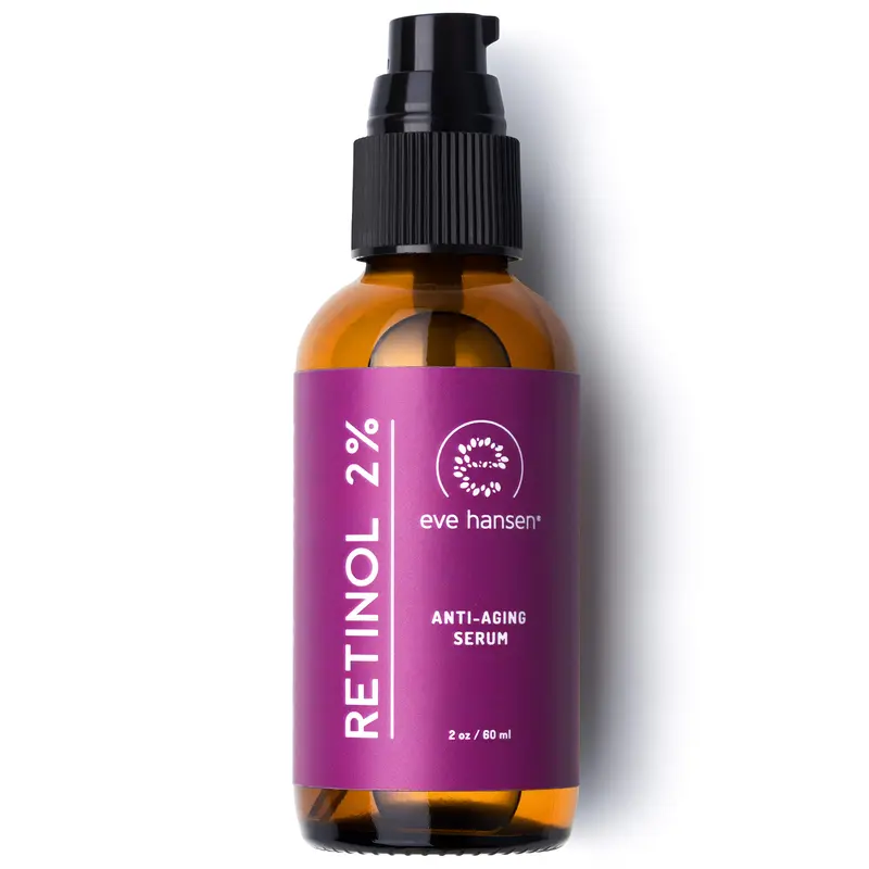 Sérum Retinol Eve Hansen 2% pour le visage – 60 ml | Lissage, pores et anti-âge