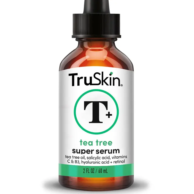 Sérum TruSkin à l’huile d’arbre à thé – Acide salicylique, Niacinamide, Vitamine C et Rétinol – Soin visage clair et équilibré (60 ml)