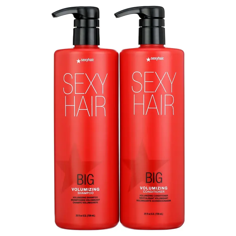SexyHair Big Sexy Hair – Duo Shampoing et Après-shampoing Volumisant 25 Oz