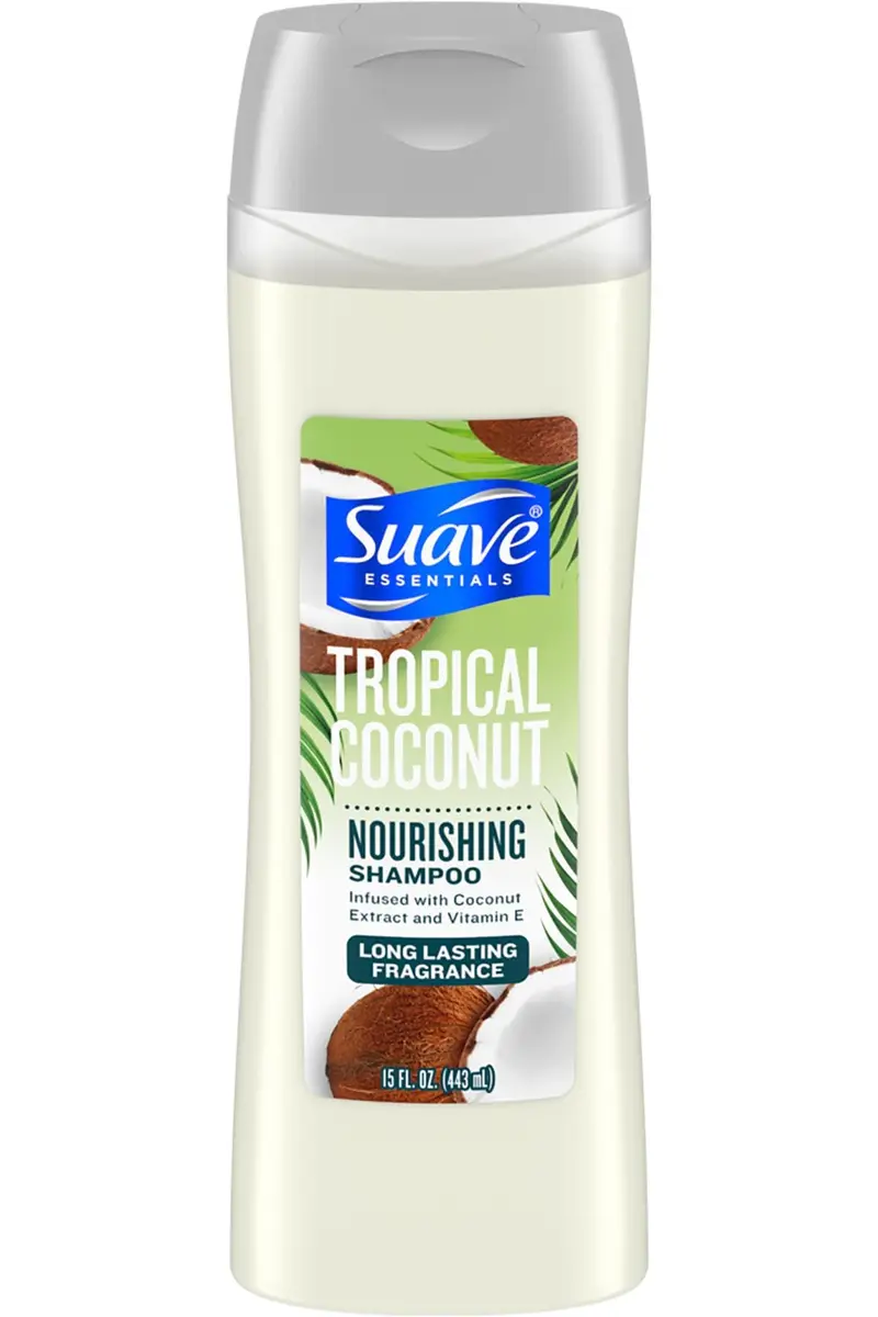 Shampoing Coco Tropical Suave – Lot de 6 bouteilles (15 oz) – Vente en gros