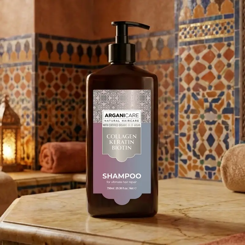 Shampoing - Collagène, Kératine & Biotine - Grand format