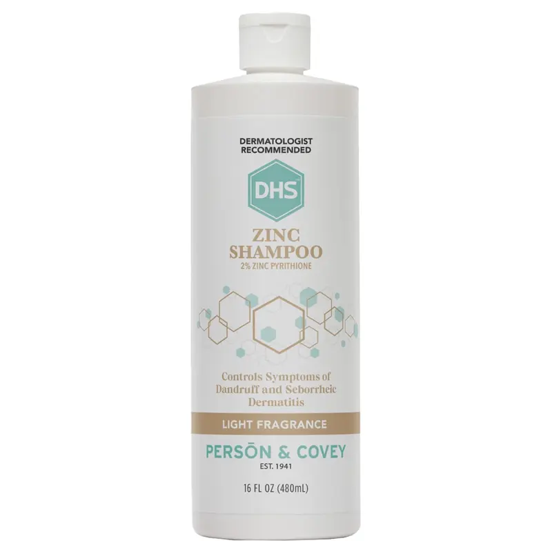 Shampoing DHS Zinc 2% – Traitement des pellicules et dermatite séborrhéique, 16 oz