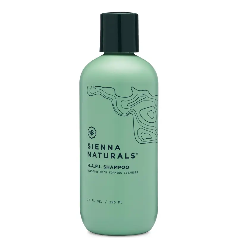 Shampoing HAPI par Sienna Naturals – Anti-Frizz, Sans Sulfates, Hydratant & Cuir Chevelu Nourri – 11oz