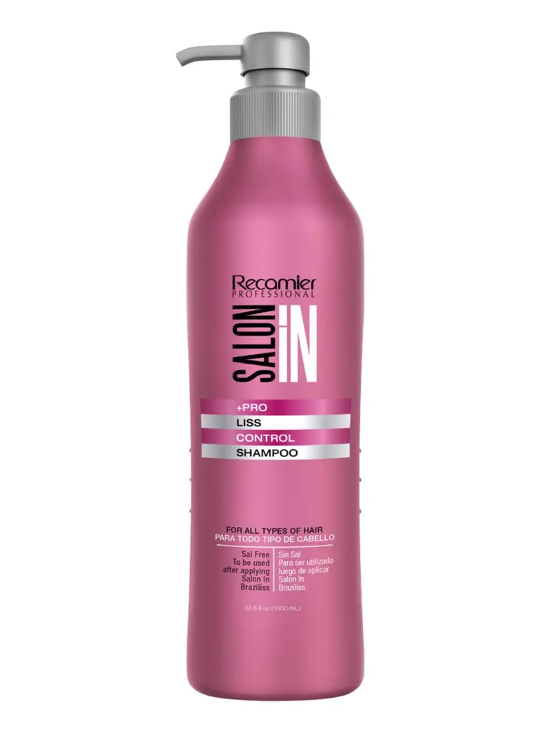 Shampoing Liss Control Salon In Recamier – 33,8 oz | Contrôle des frisottis et brillance pour cheveux indisciplinés