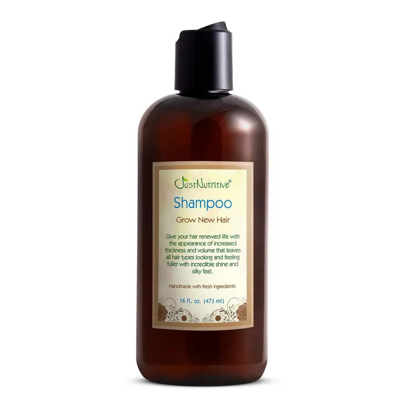 Shampooing Croissance des Cheveux – Just Nutritive | Naturel | Pour Homme et Femme | 16 onces