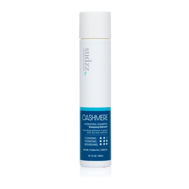 Shampooing hydratant Cashmere SUDZZFX – Sans sulfate, sans parabènes, 10,1 oz – Pour cheveux colorés