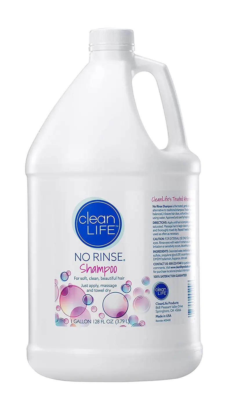 Shampooing No-Rinse sans rinçage (1 galon) — cheveux frais, propres et sans odeur