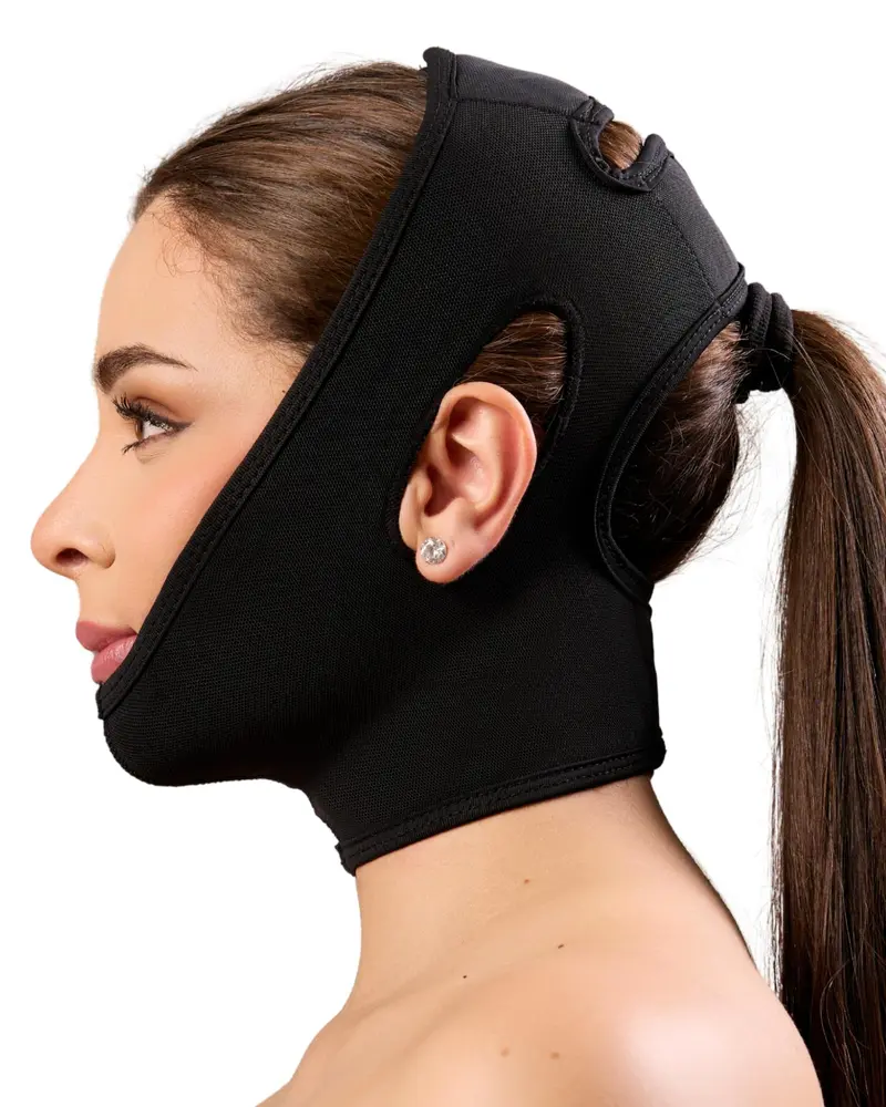 Shape Concept 301 – Bande de soutien du menton à haute compression, visage et cou