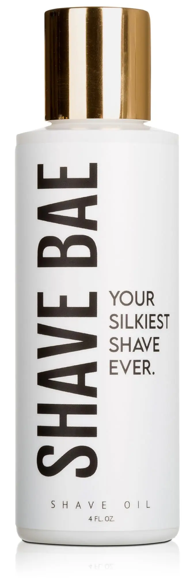 SHAVE BAE – Huile de rasage naturelle sans brûlures ni irritations – Rasage soyeux et sûr – À base de plantes, non toxique – Fabriquée aux États‑Unis, 118 ml