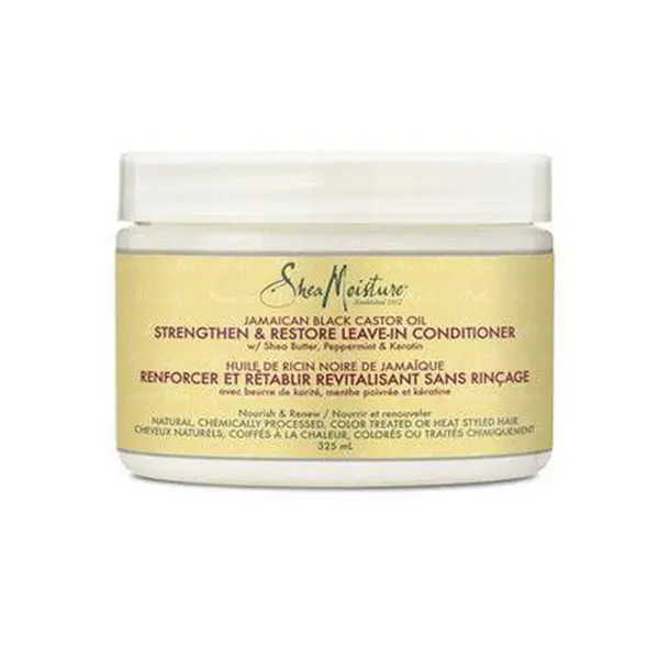 Shea Moisture leave in Strengthen & Restore Treatment | sans rinçage 12oz